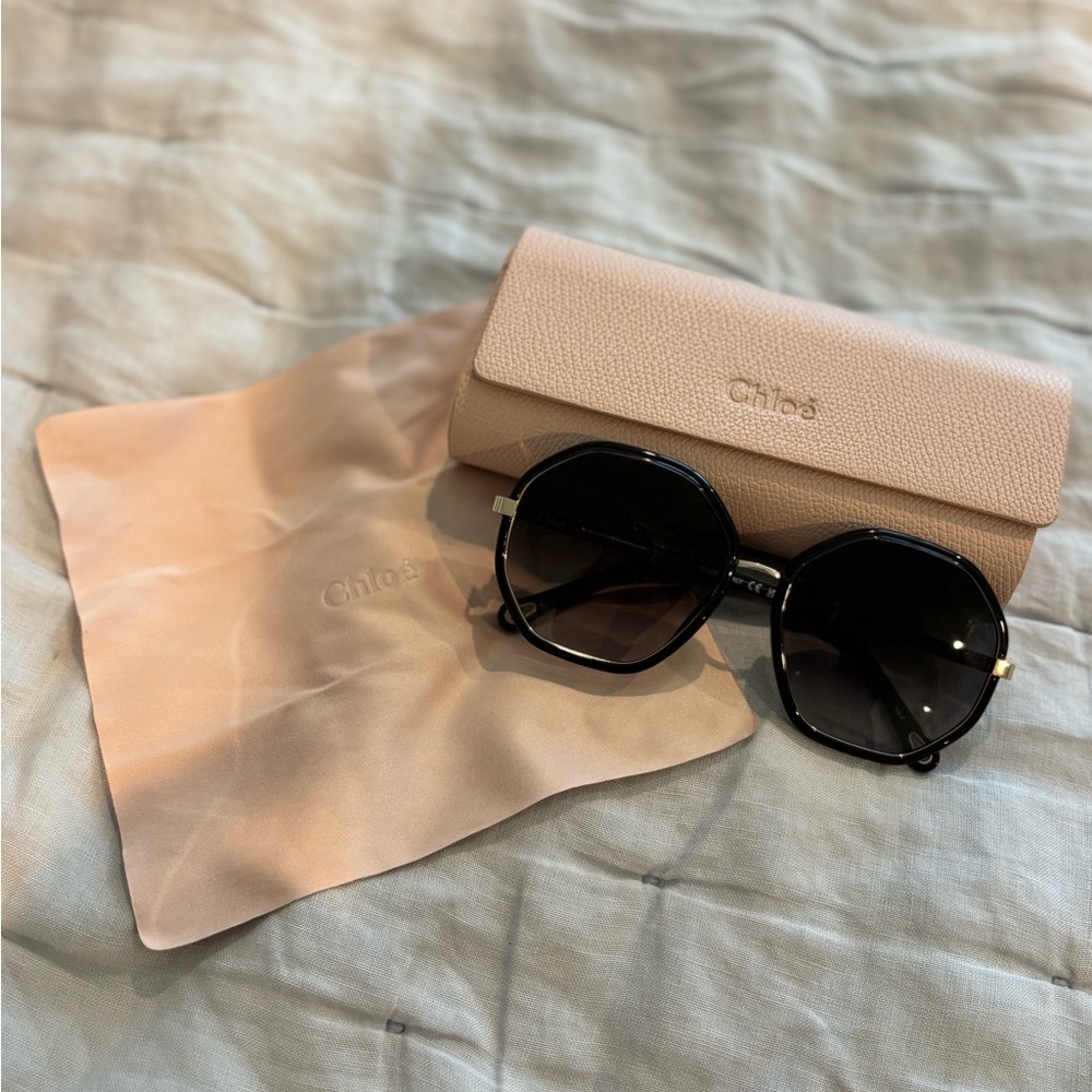 Chloe Franky 59 MM Geometric Bio Injection Sunglasses